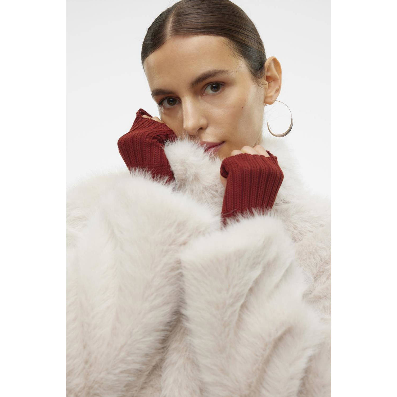 VERO MODA fake fur jas VMMONROE