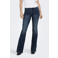 ONLY flared jeans ONLLUSH dark blue denim: rinsewash