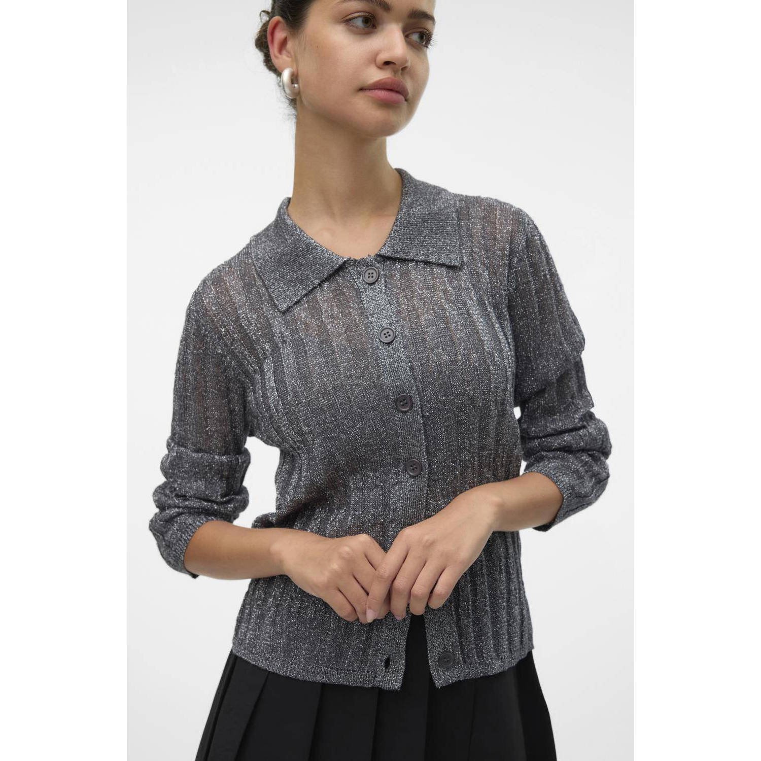 VERO MODA vest grijs