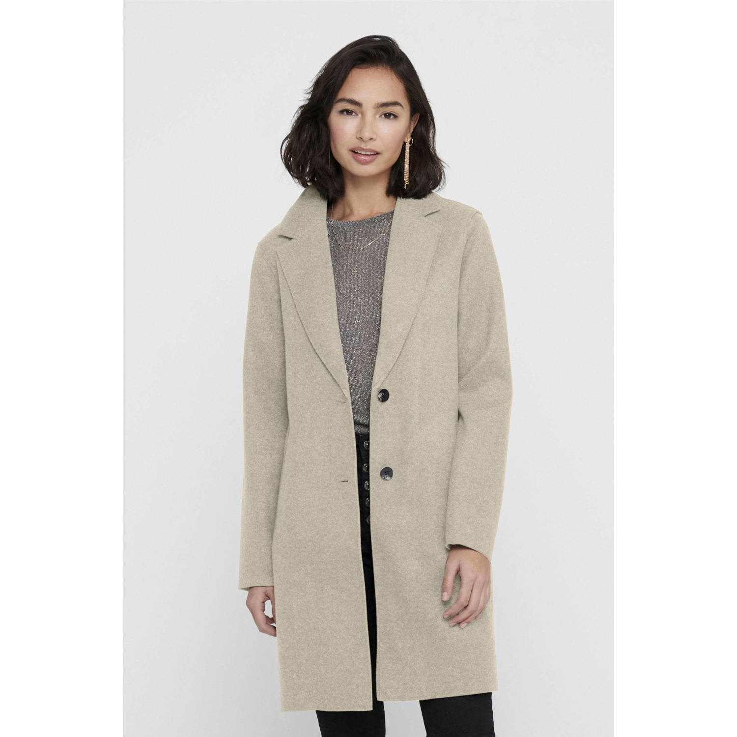 ONLY trenchcoat tussen ONLCARRIE beige