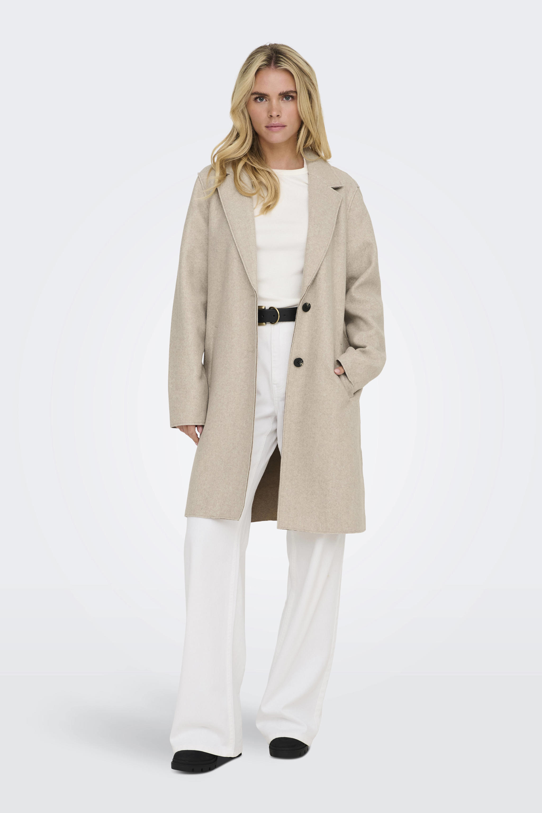 Giacca ONLY ONLCARRIE - Coat In Poliestere 100%, Fodera In Poliestere, Lavabile A 40°C - Foto 3