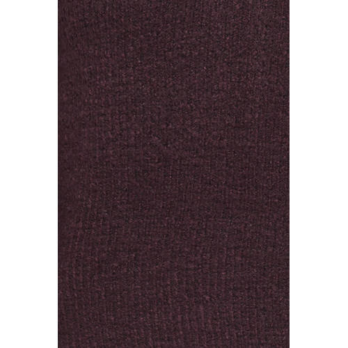 ONLY pullover donkerrood gebreid afbeelding