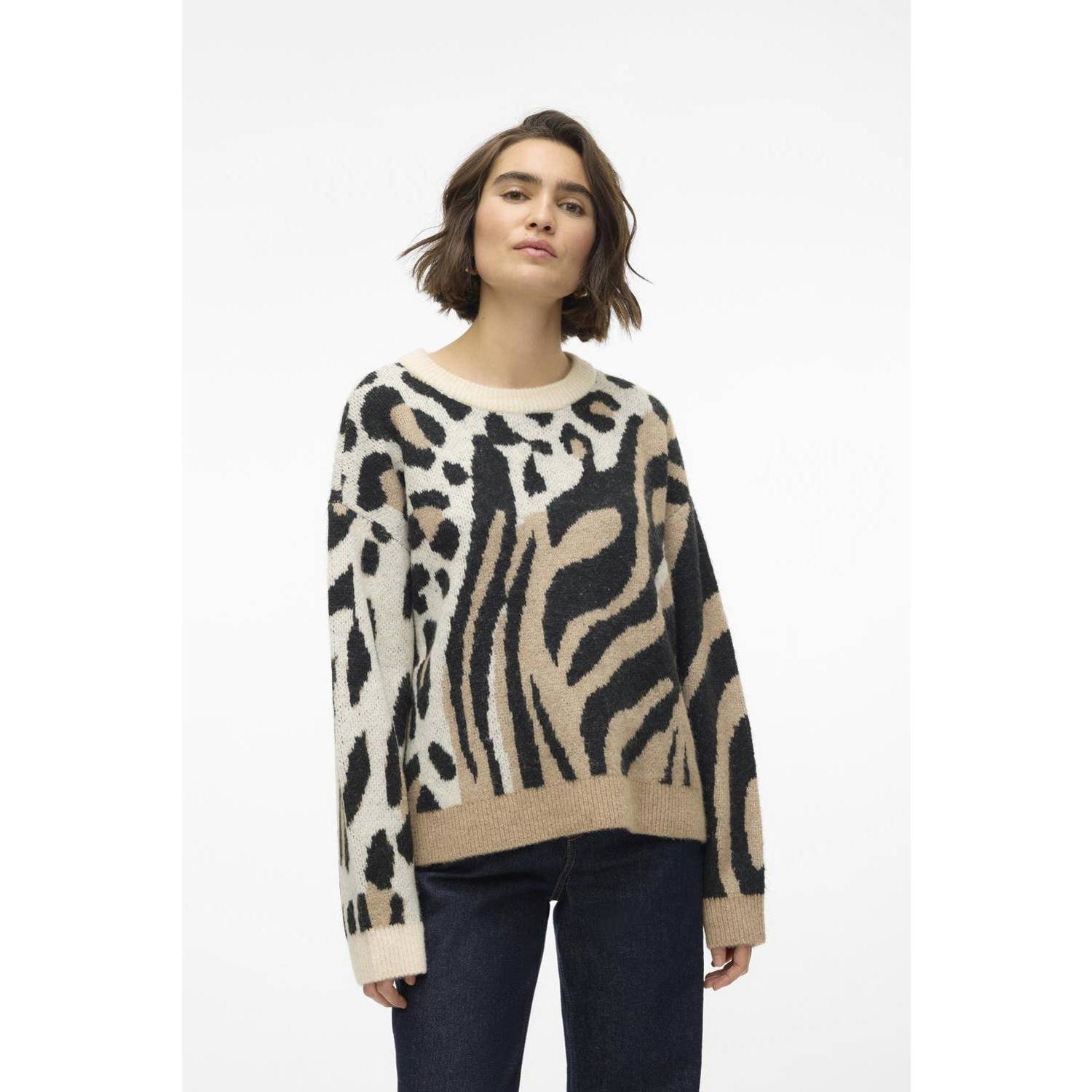 Vero Moda Pullover met ronde hals model 'KAI'