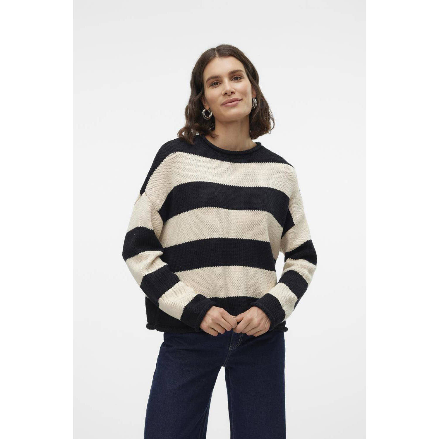VERO MODA gebreide trui zwart