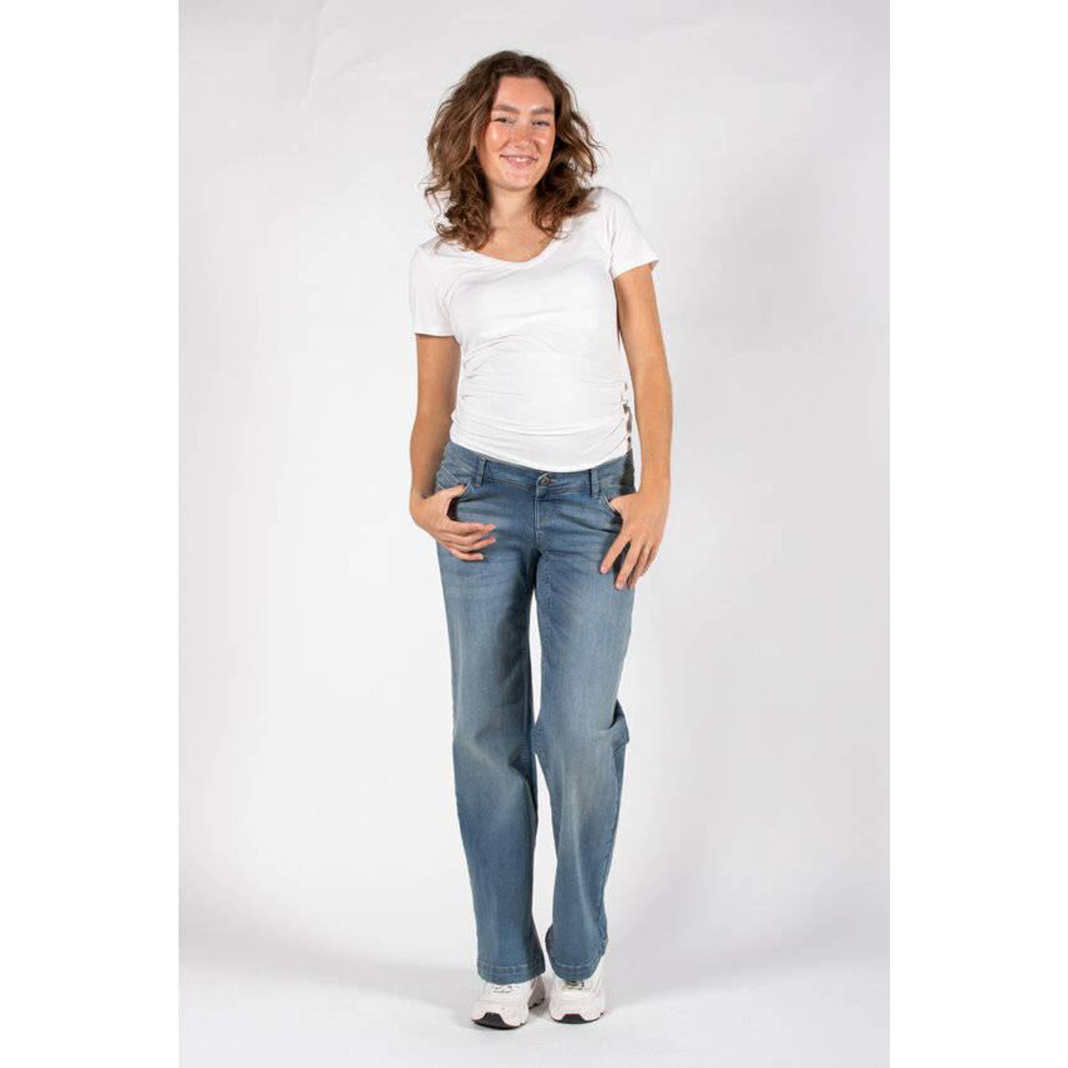 LOVE2WAIT zwangerschapsjeans Julia used wash
