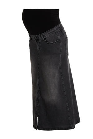 zwangerschaps spijkerrok grey denim