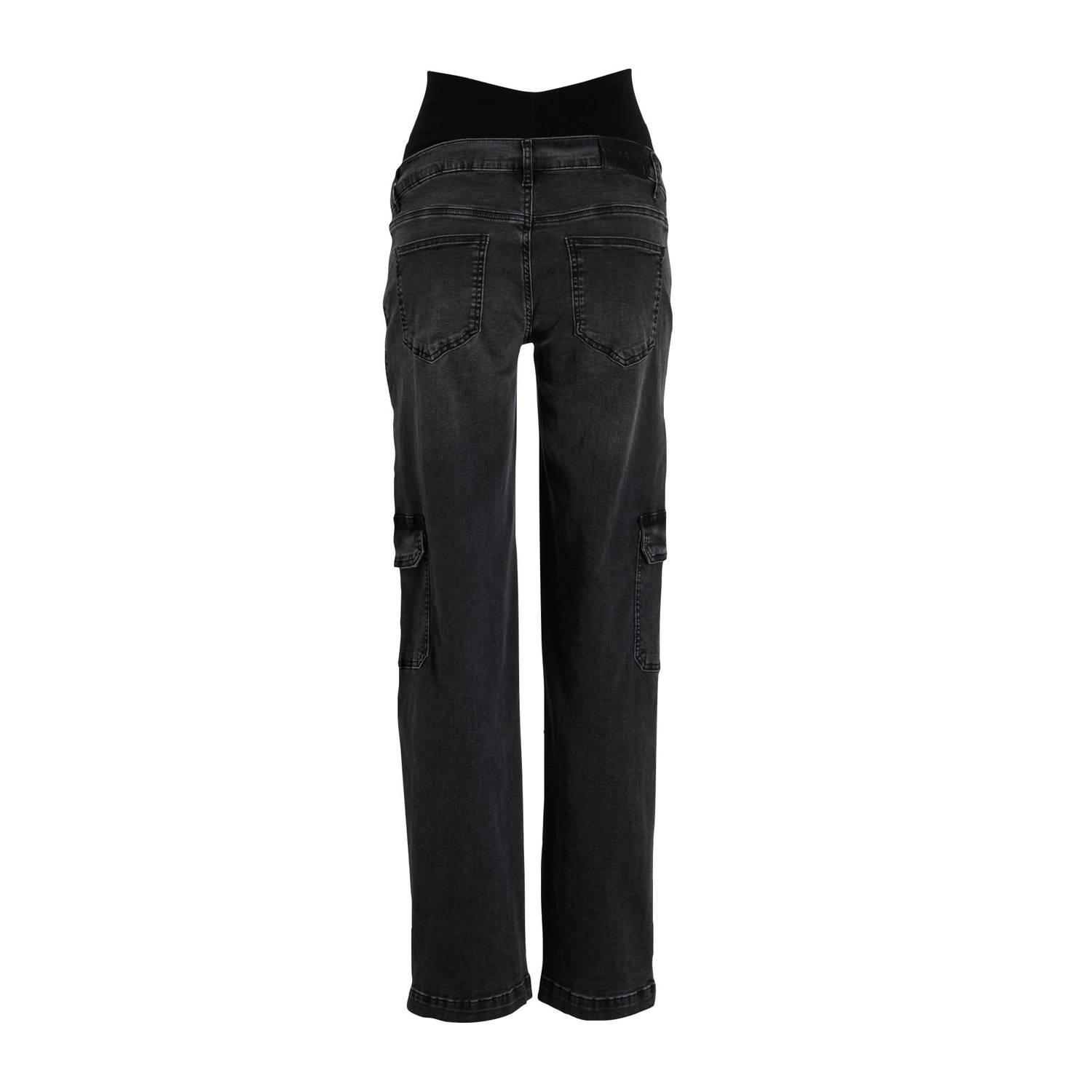 LOVE2WAIT zwangerschaps straight jeans grey denim