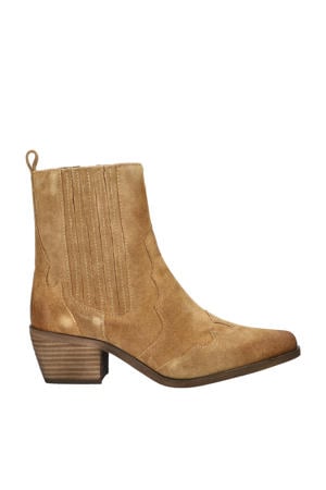 suède cowboylaarzen camel