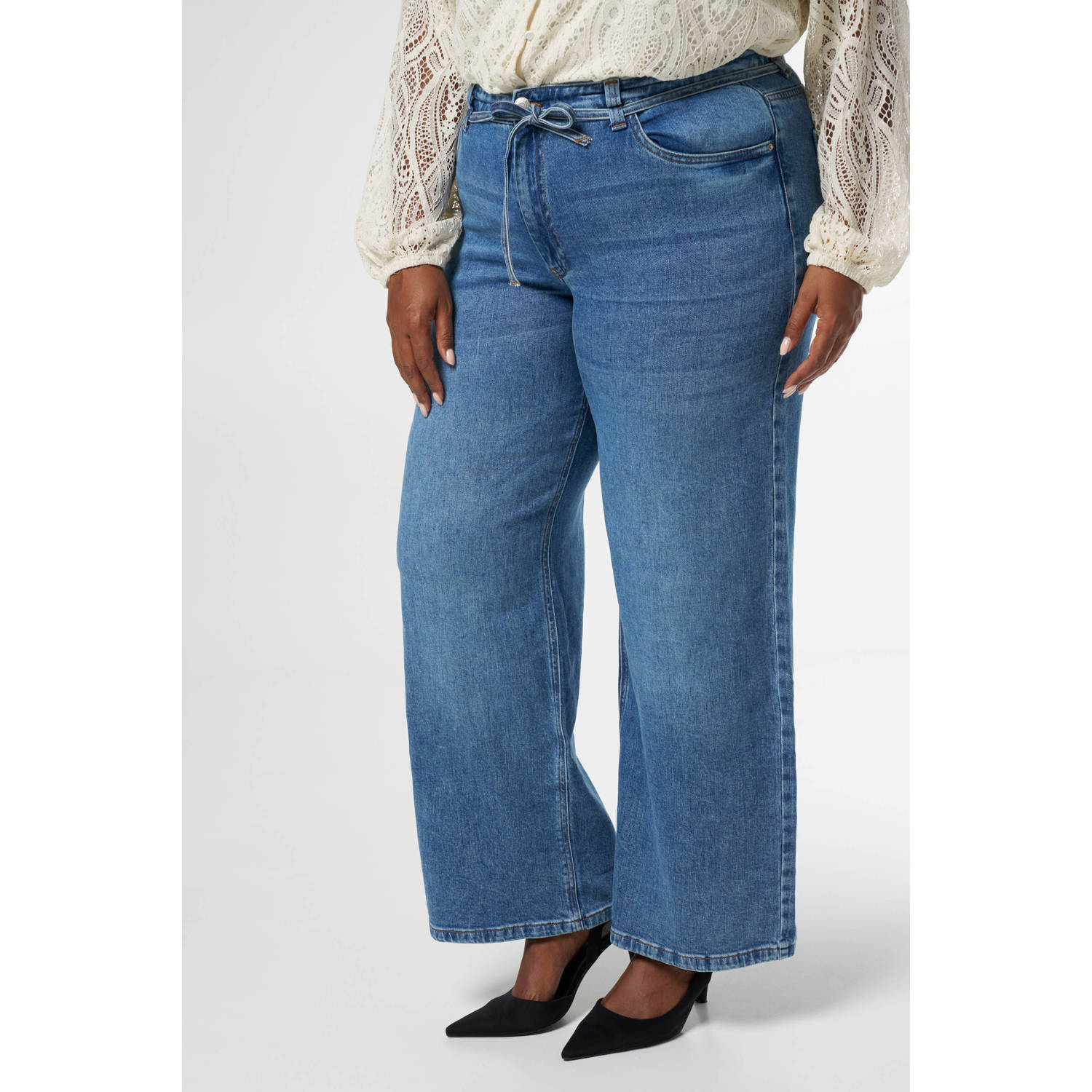 MS Mode regular jeans medium blue denim
