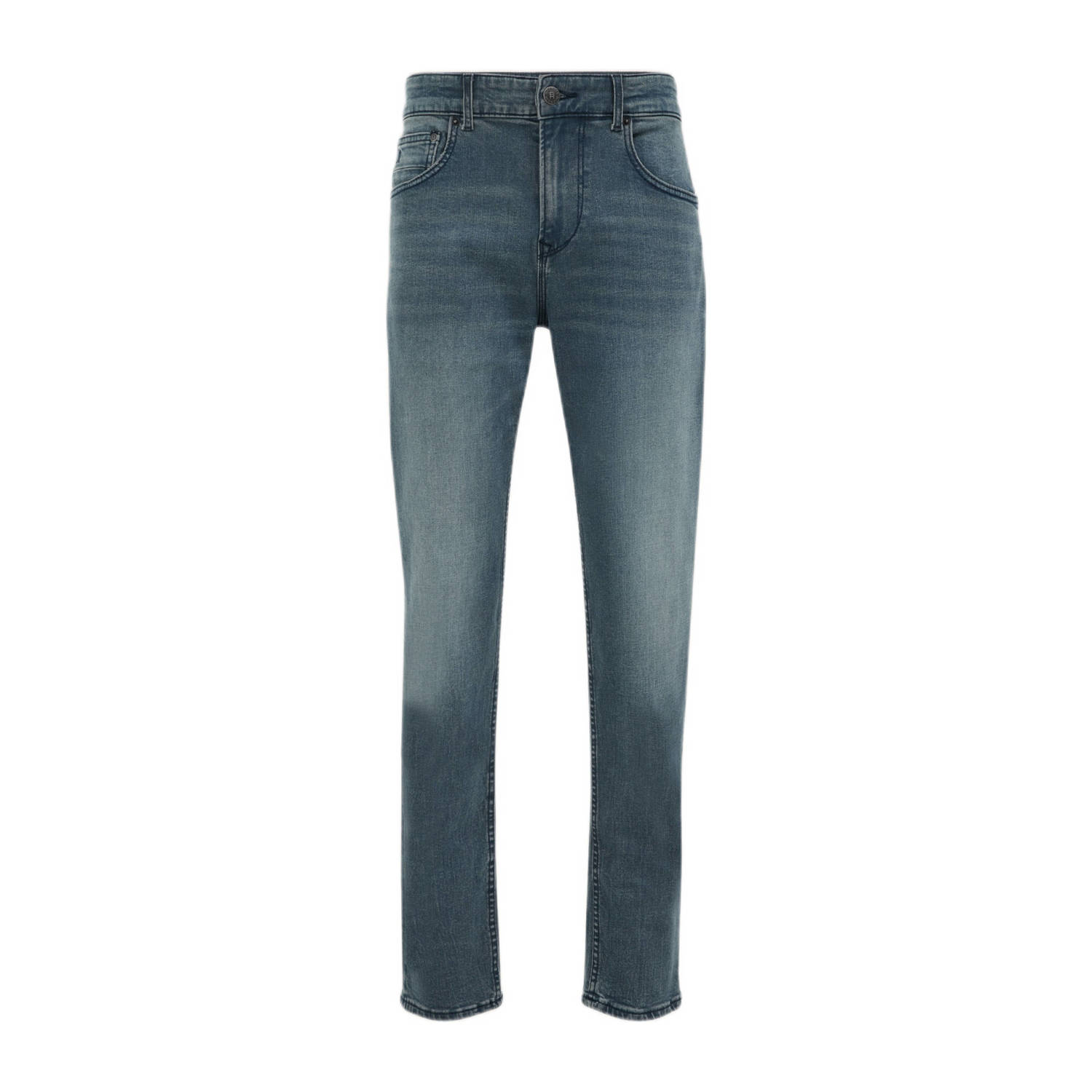 WE Fashion Blue Ridge slim fit jeans Slash P grey blue denim