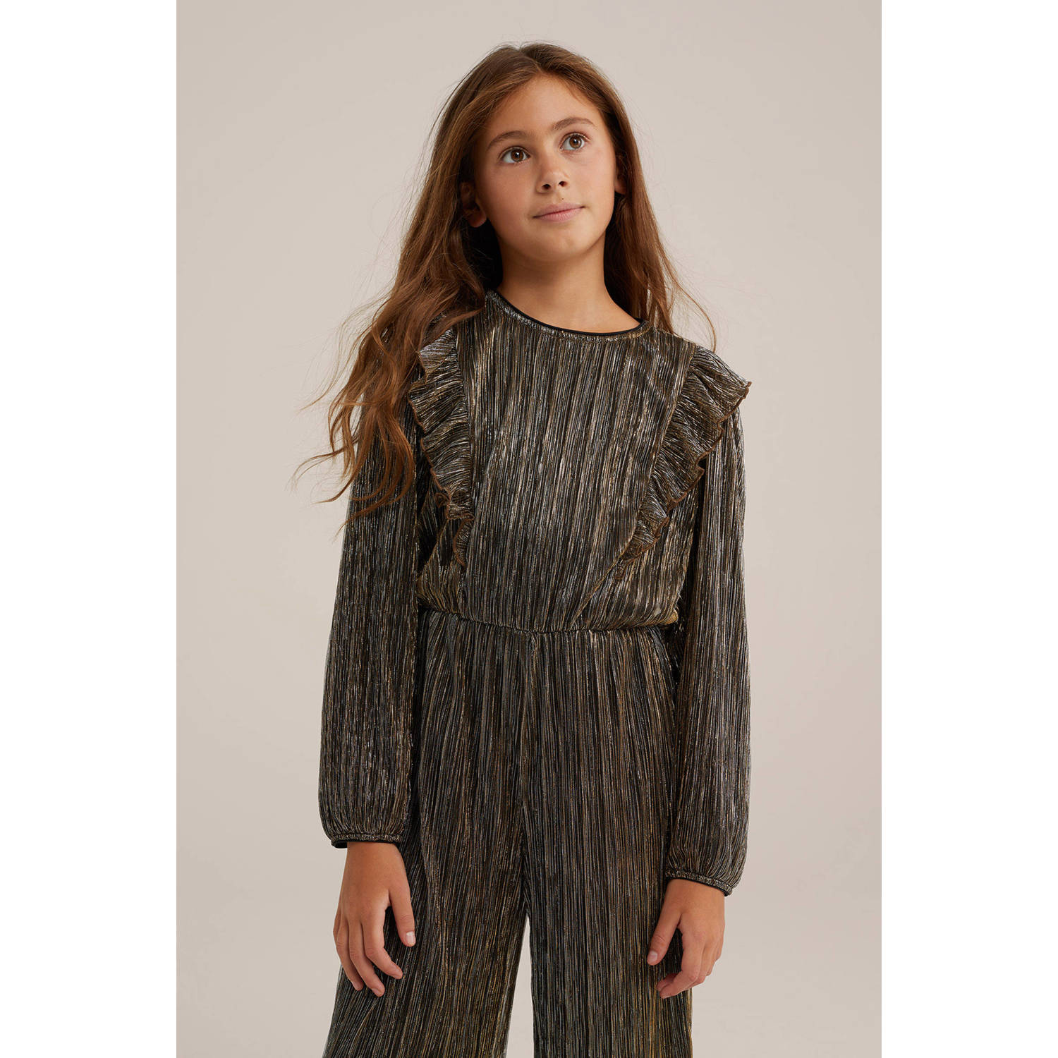 WE Fashion jumpsuit goud