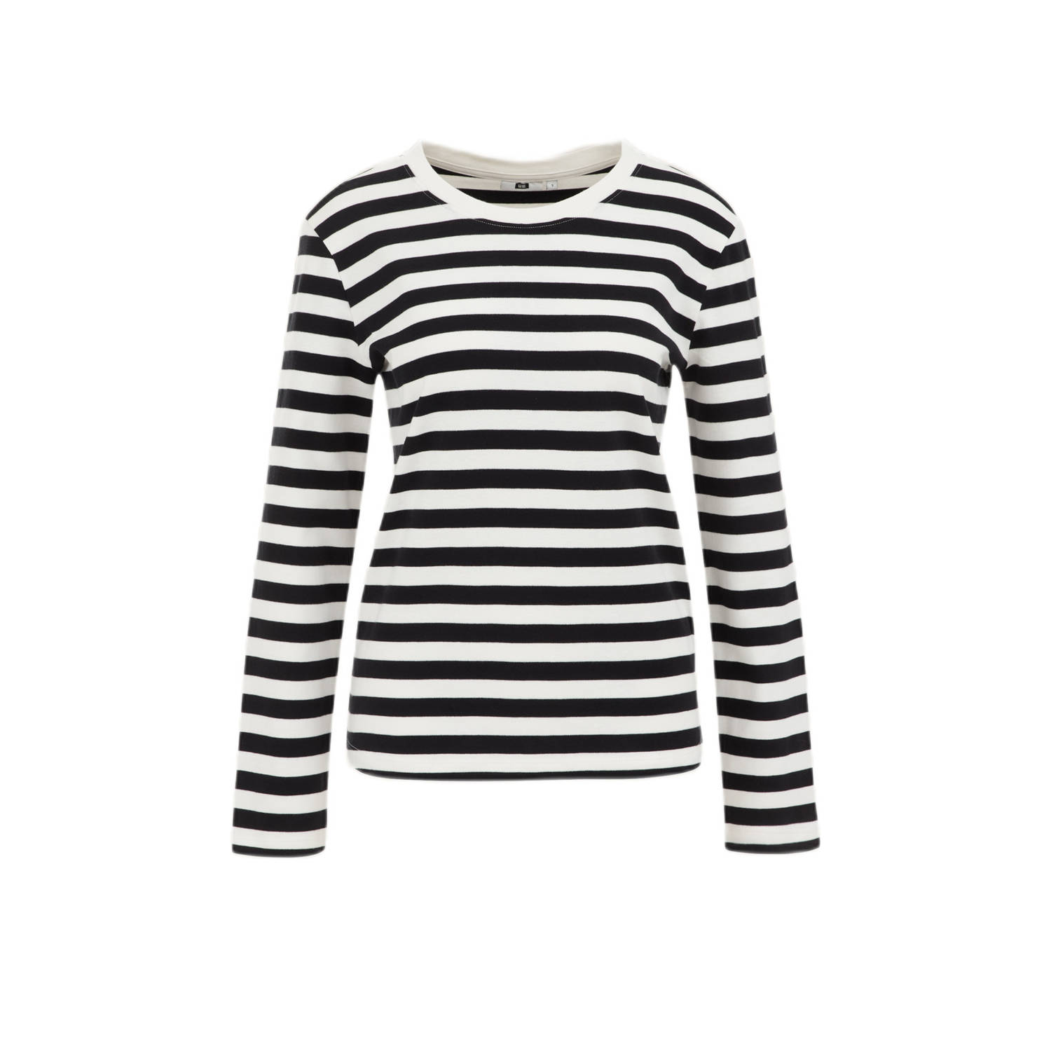 WE Fashion top zwart wit