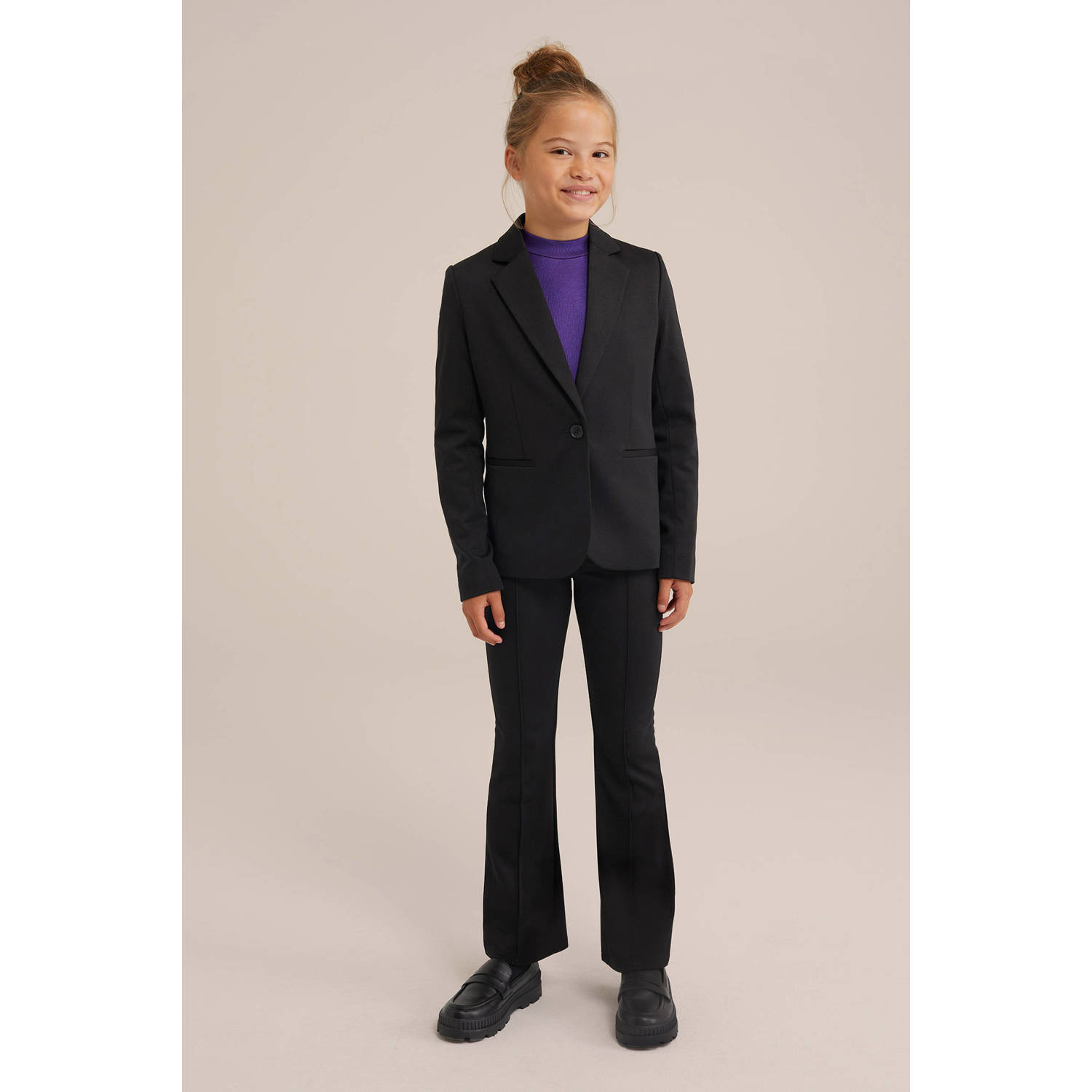 WE Fashion blazer zwart