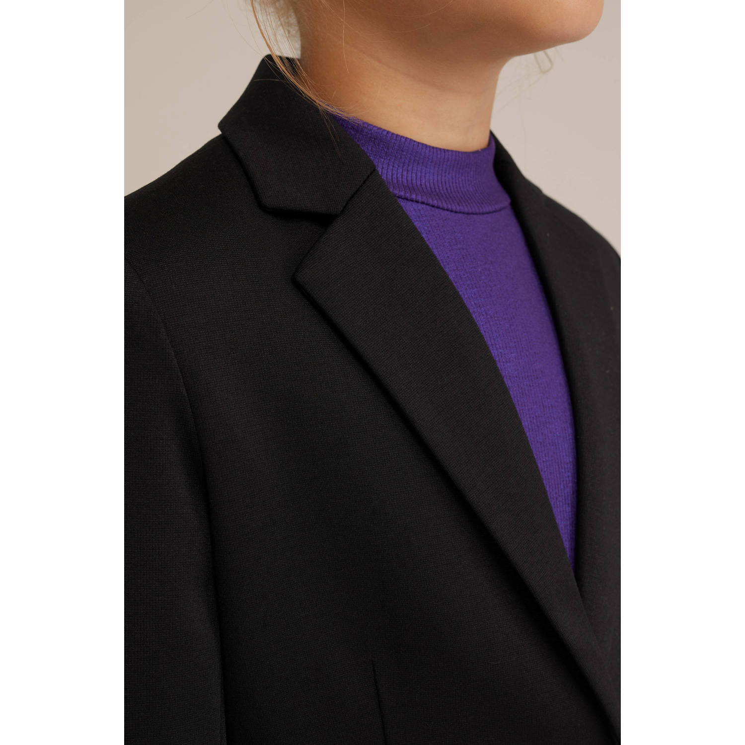 WE Fashion blazer zwart
