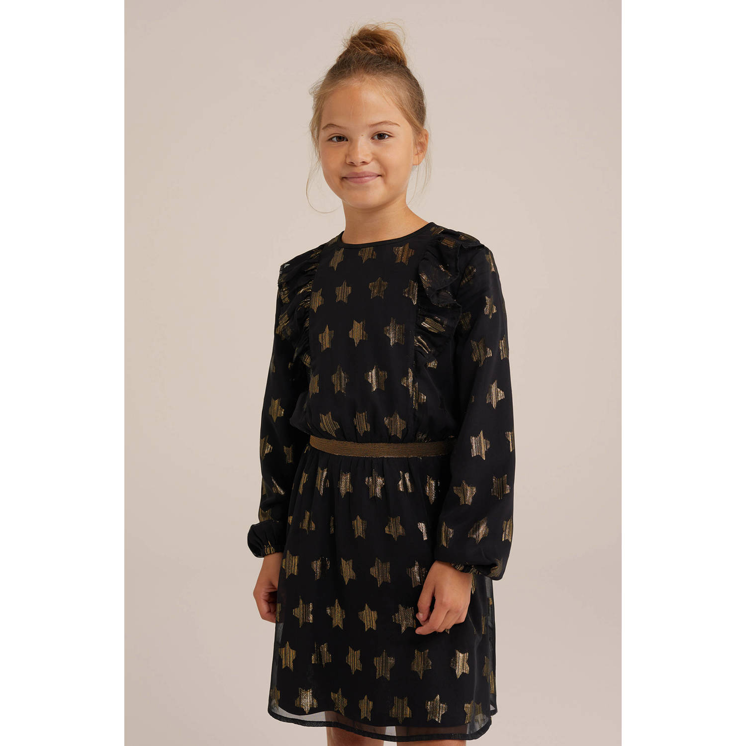 WE Fashion korte jurk zwart