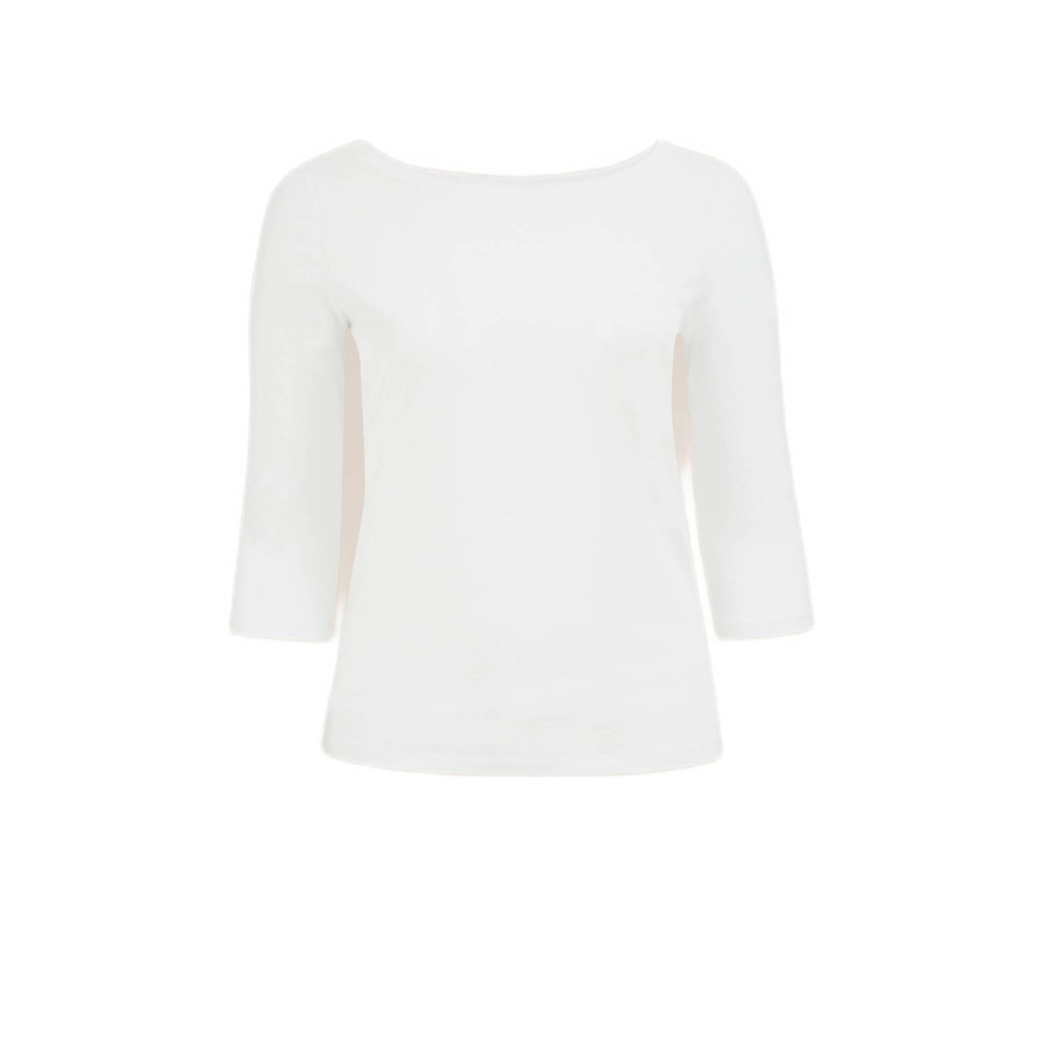 WE Fashion Curve T-shirt wit