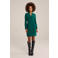 WE Fashion blazerjurk donkergroen