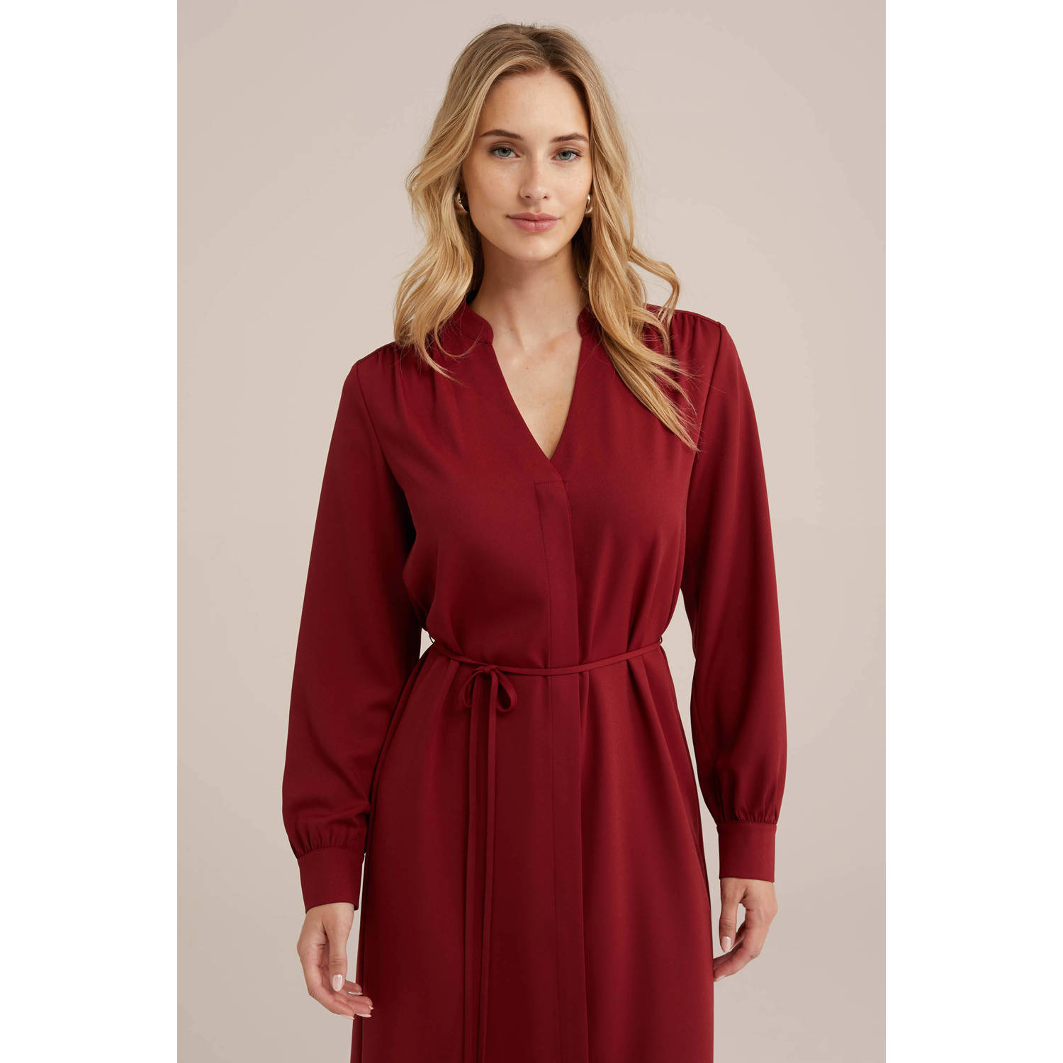 WE Fashion blousejurk rood