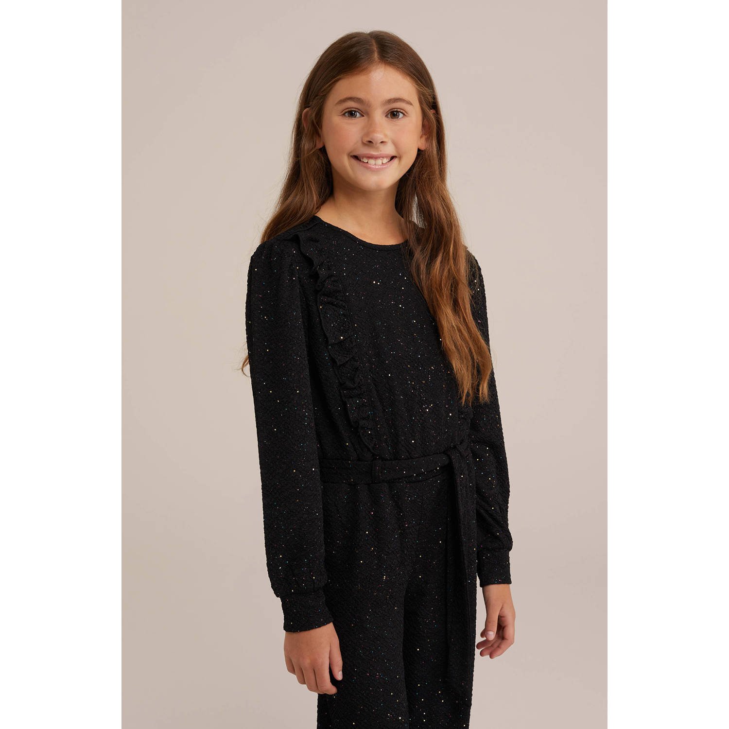 WE Fashion zwart glitter
