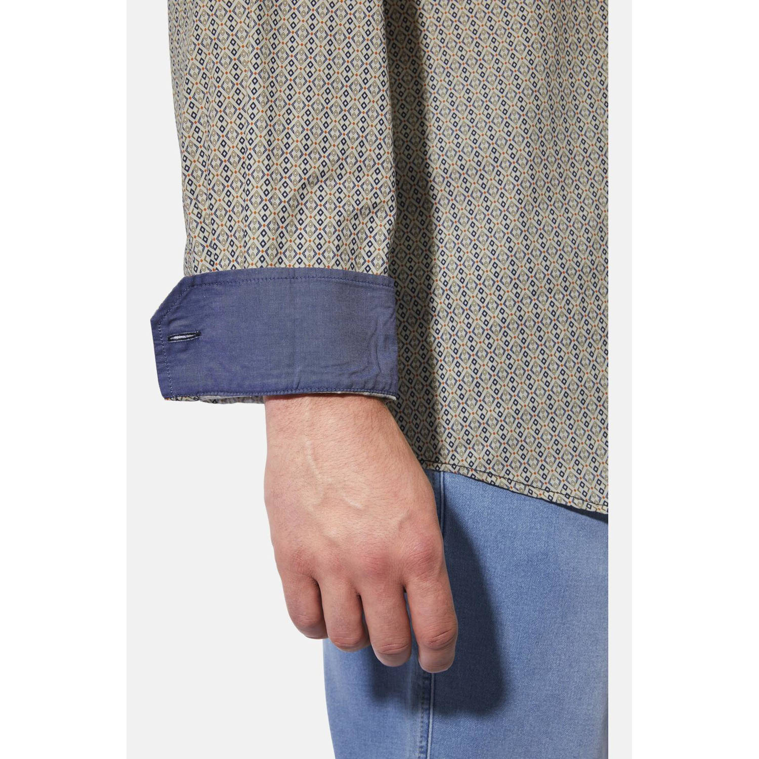 Charles Colby casual overhemd beige