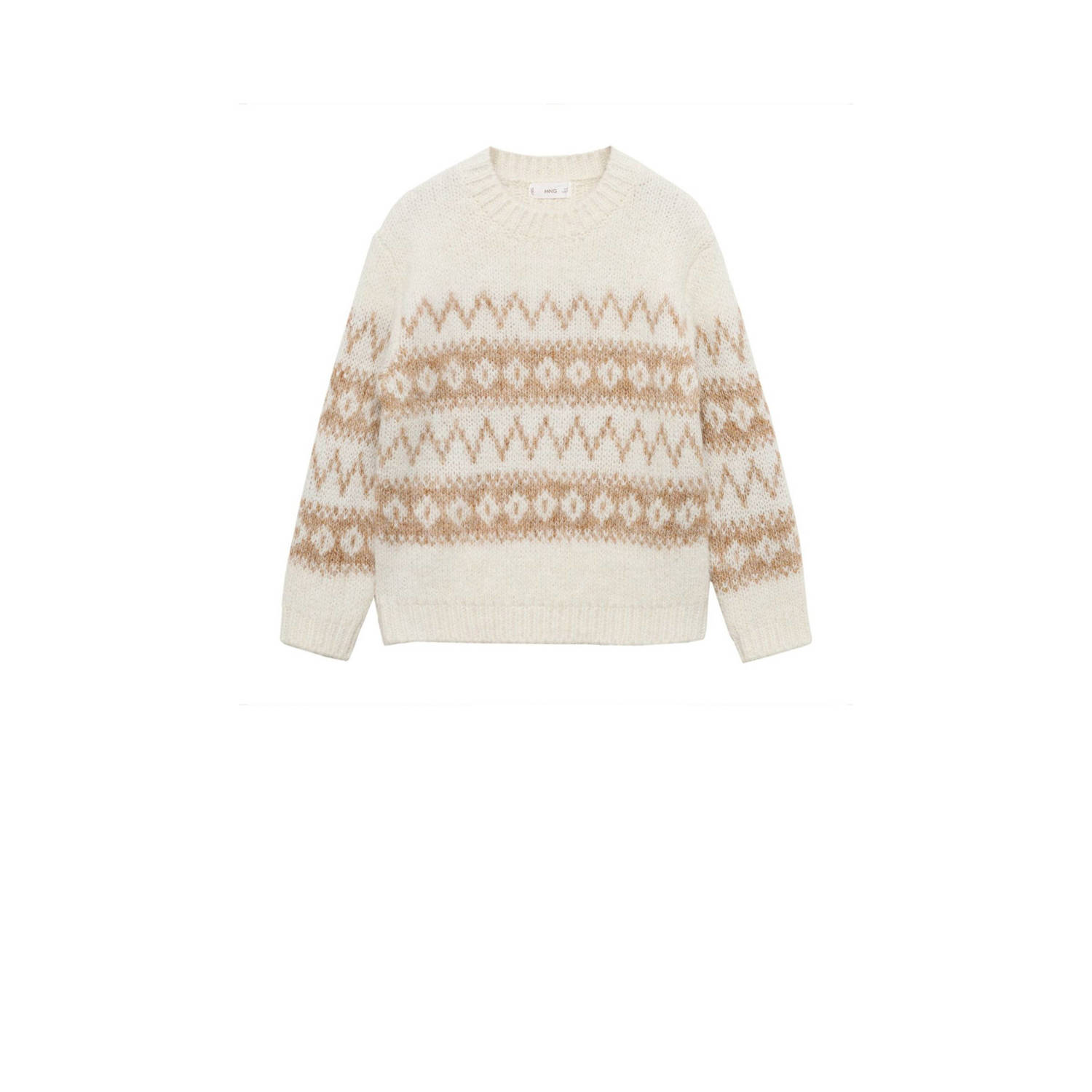 Mango Kids gebreide trui wit