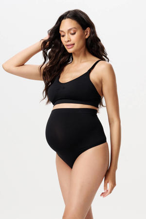 naadloze zwangerschapsstring Simi (set van 2) zwart