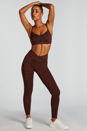 high waist sportlegging Cross Over bruin