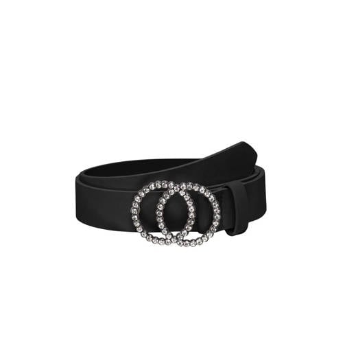 ONLY CARMAKOMA riem CARRASMI met strass zwart/zilver afbeelding