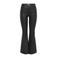 ONLY coated high waist flared broek ONLALIDA zwart