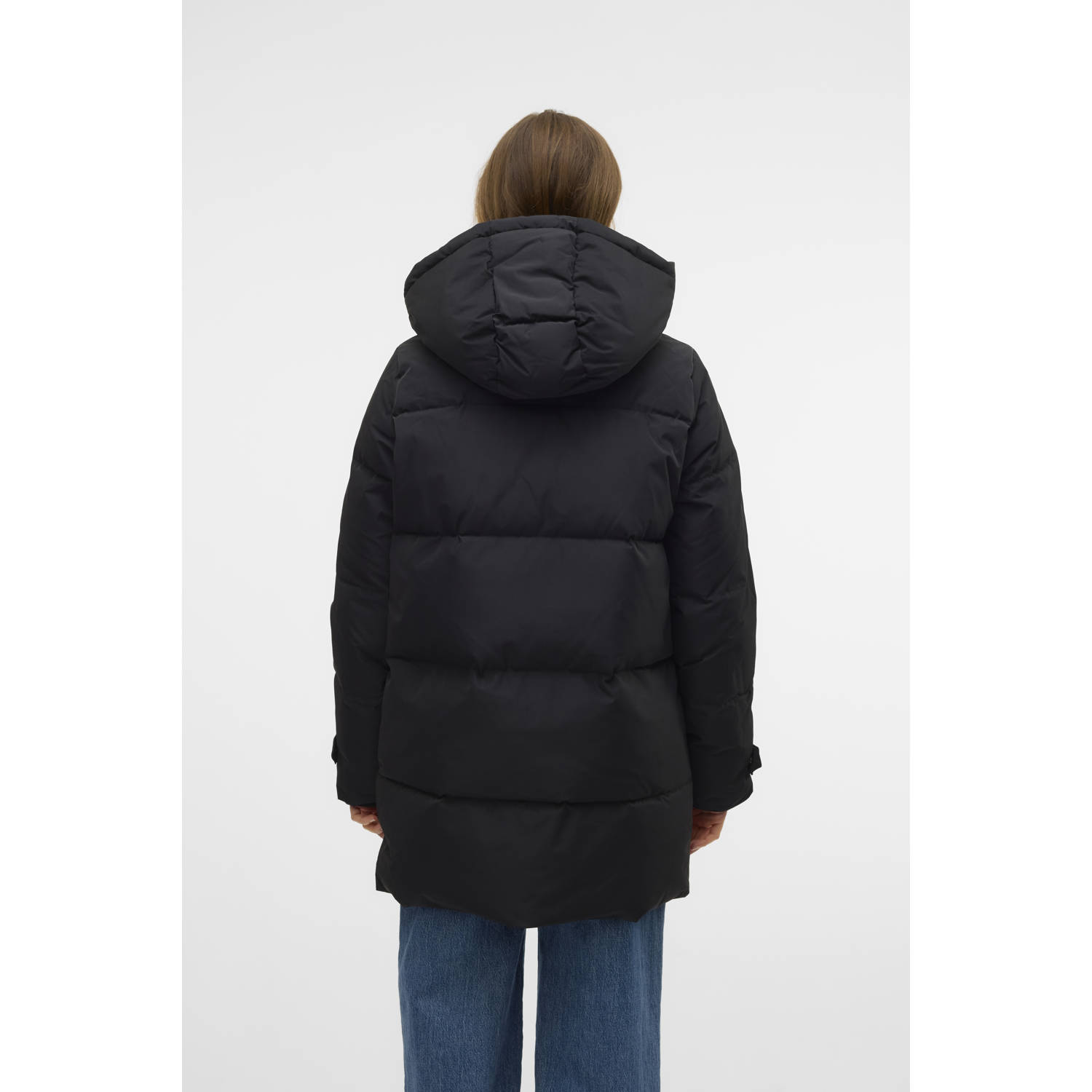 VERO MODA gewatteerde winterjas VMLEONIELEA zwart