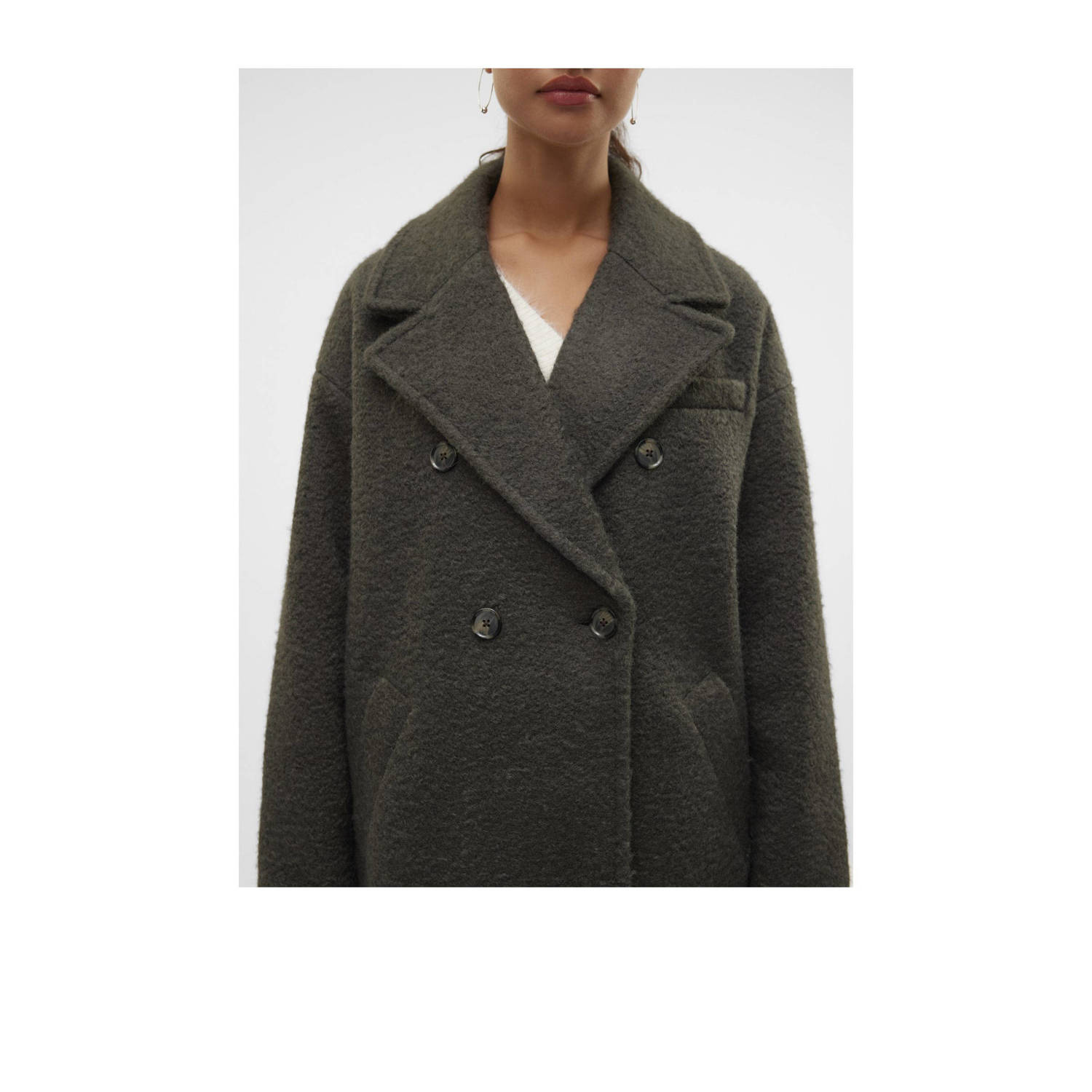 VERO MODA jas VMELITEERIKA donkergroen