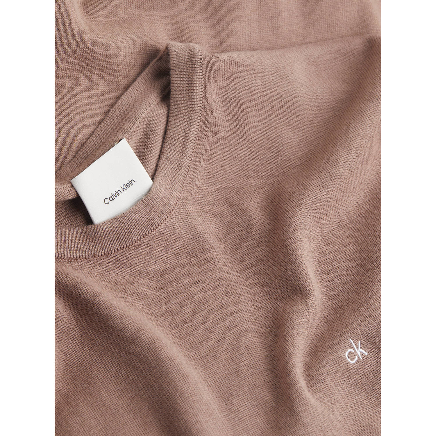 Calvin Klein gebreide trui bruin