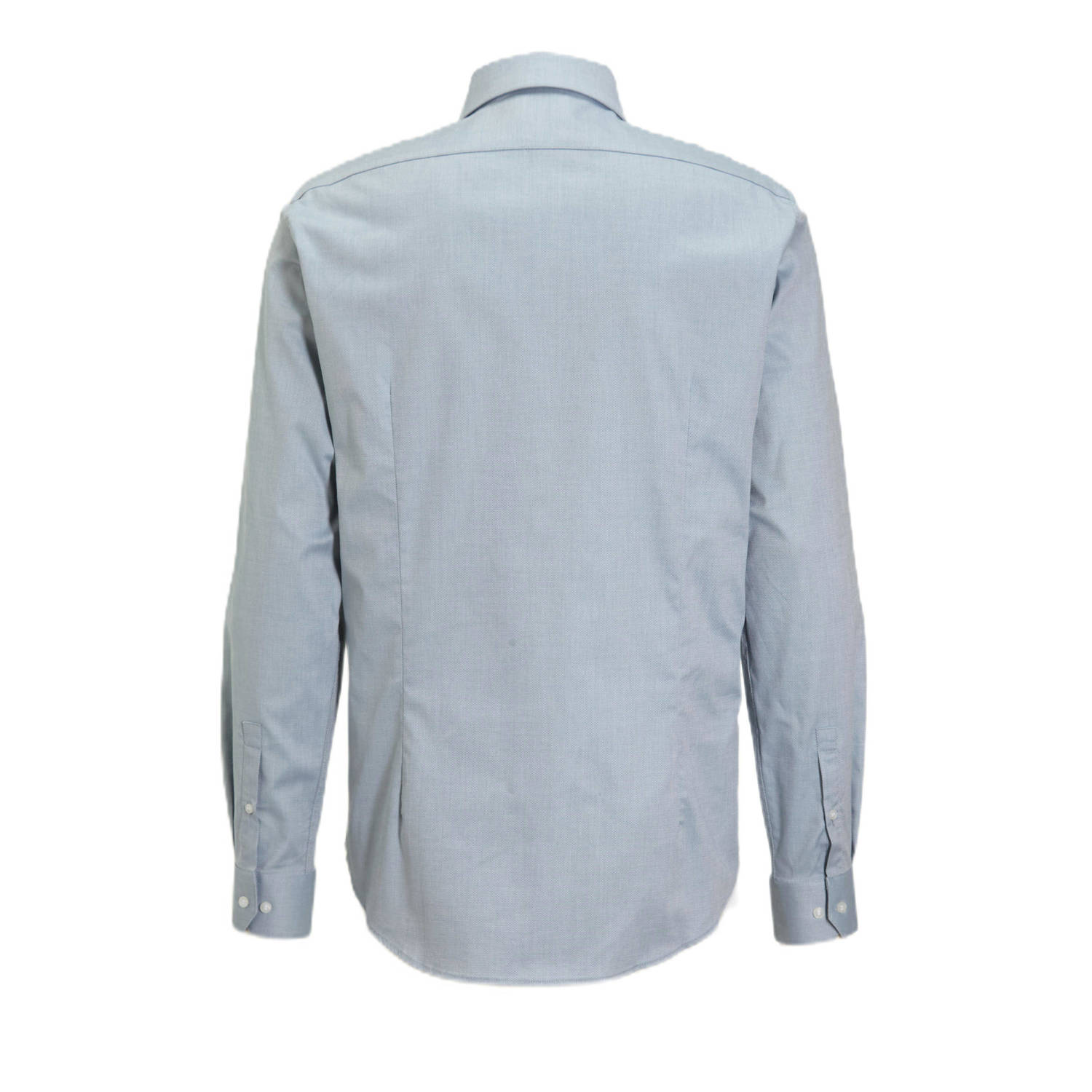Calvin Klein zakelijk overhemd met textuur blauw