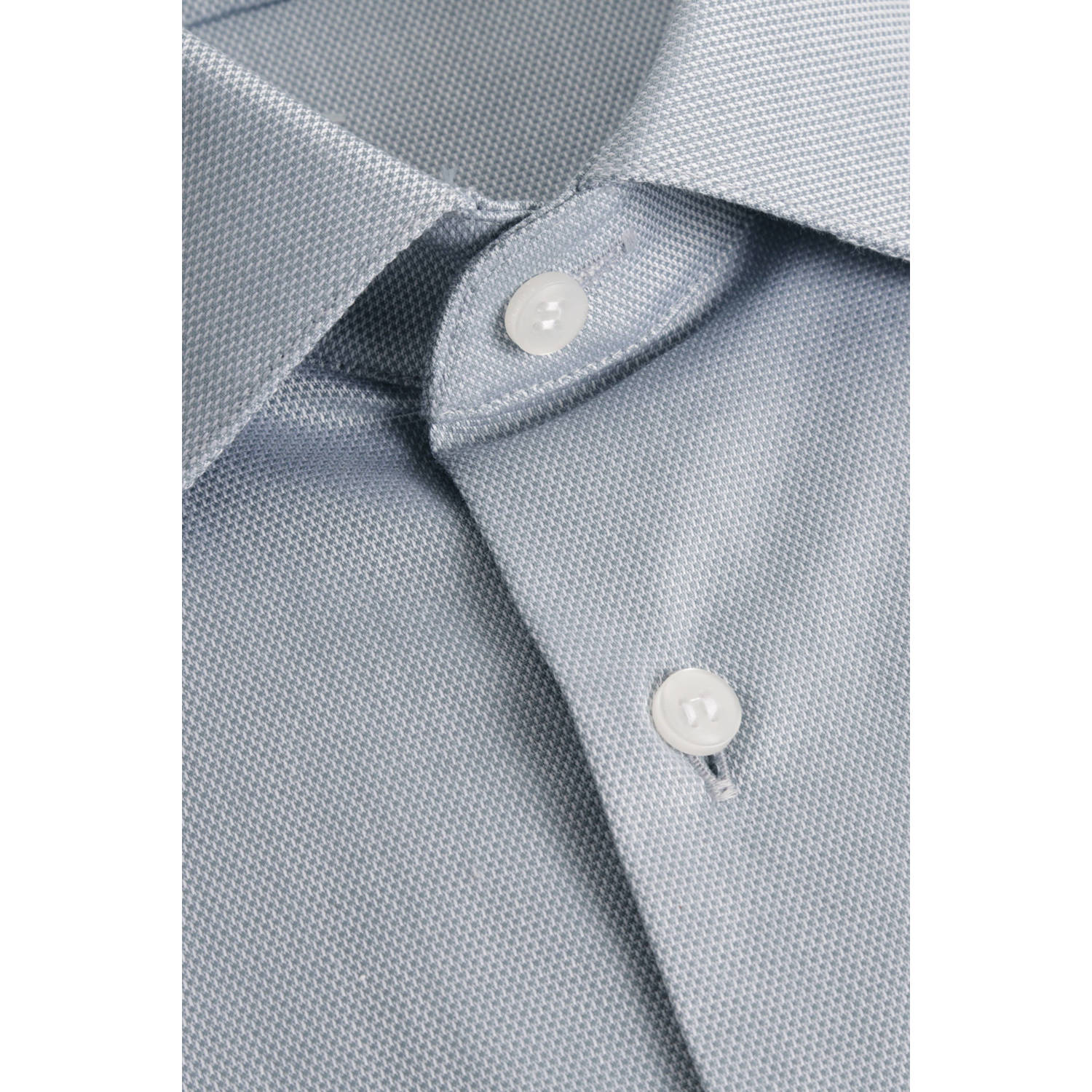 Calvin Klein zakelijk overhemd met textuur blauw