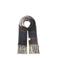 JACK & JONES geruite sjaal JACREST donkerbruin/donkerblauw