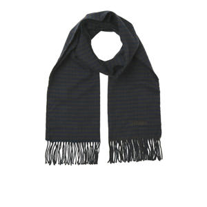 geruite sjaal JACPLUMP donkerblauw/bruin