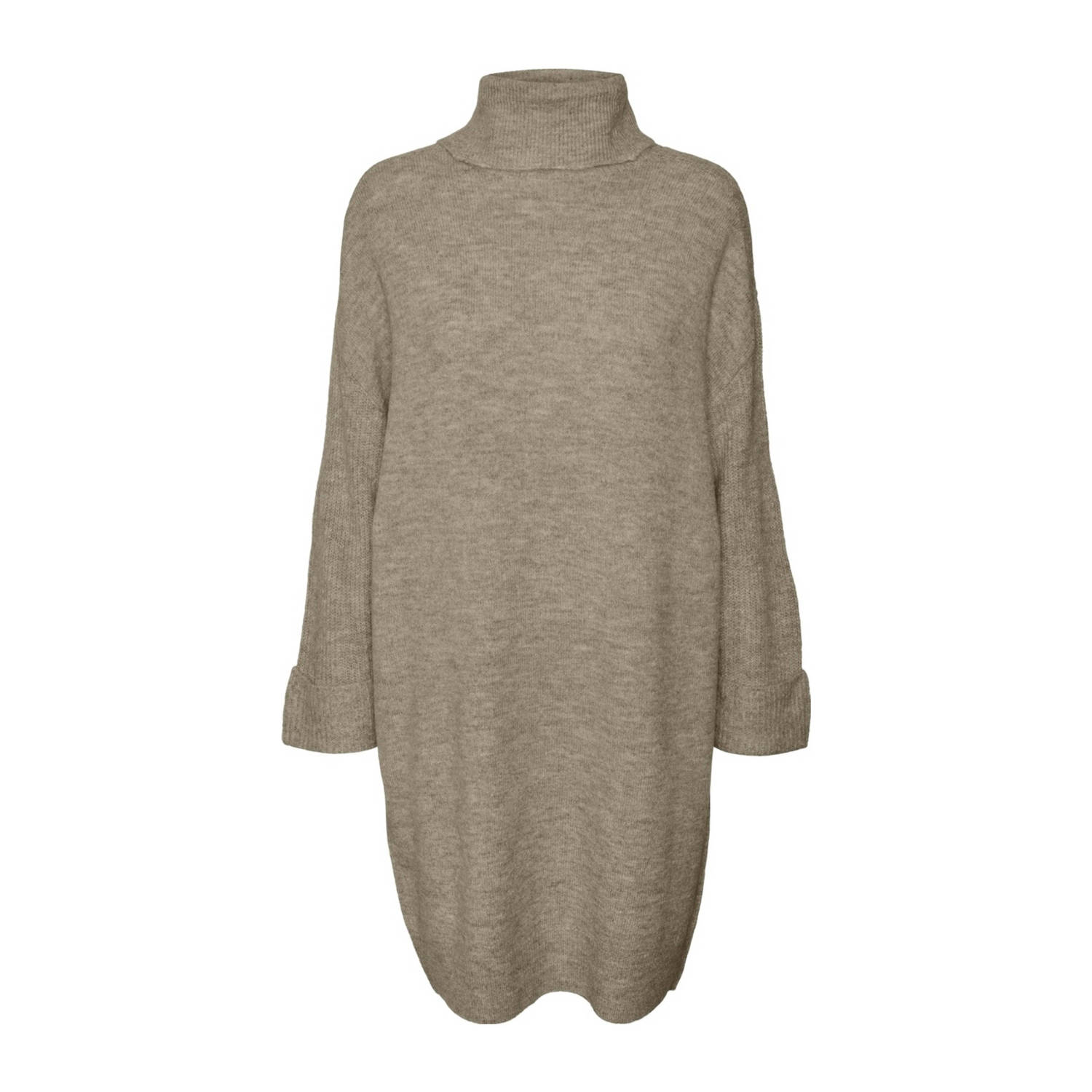 Vero Moda Knielange gebreide jurk met col model 'JUPITER'