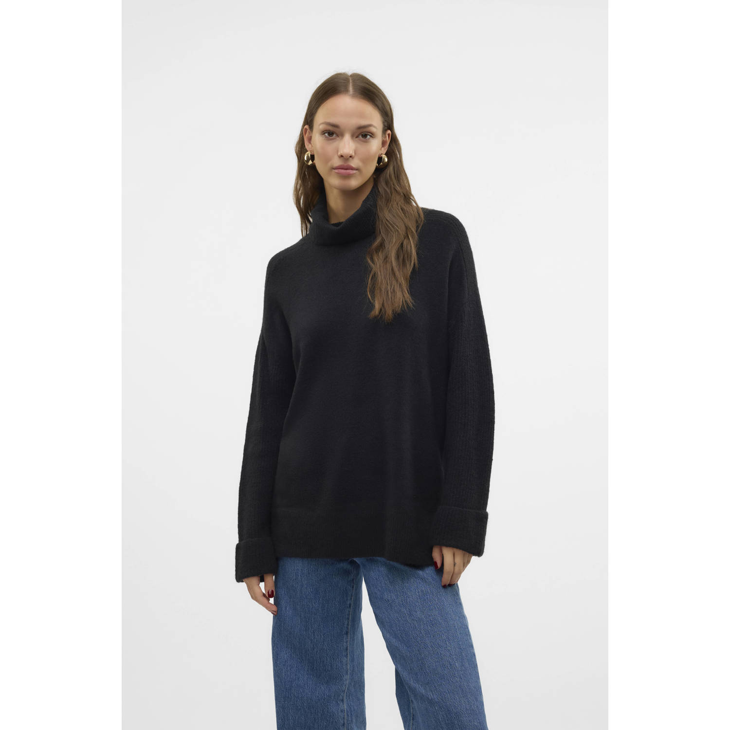 VERO MODA gebreide trui zwart