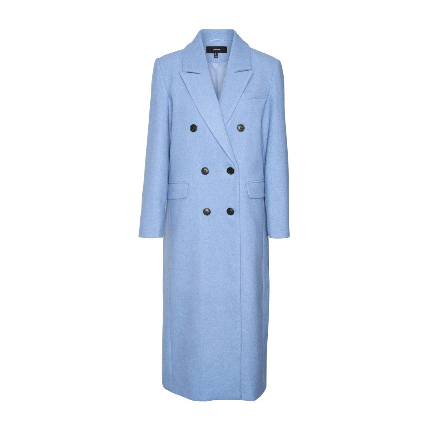 VERO MODA winterjas VMEDENSIA met wol lichtblauw
