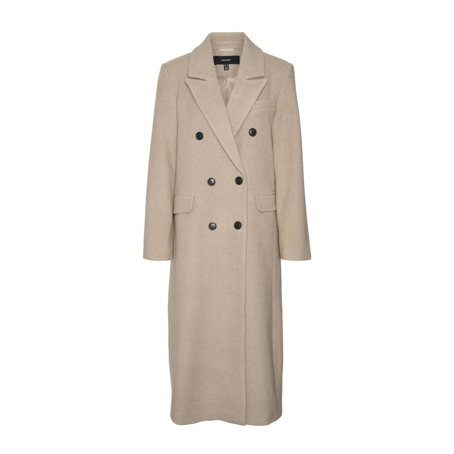 VERO MODA gewatteerde winterjas VMEDENSIA met wol beige