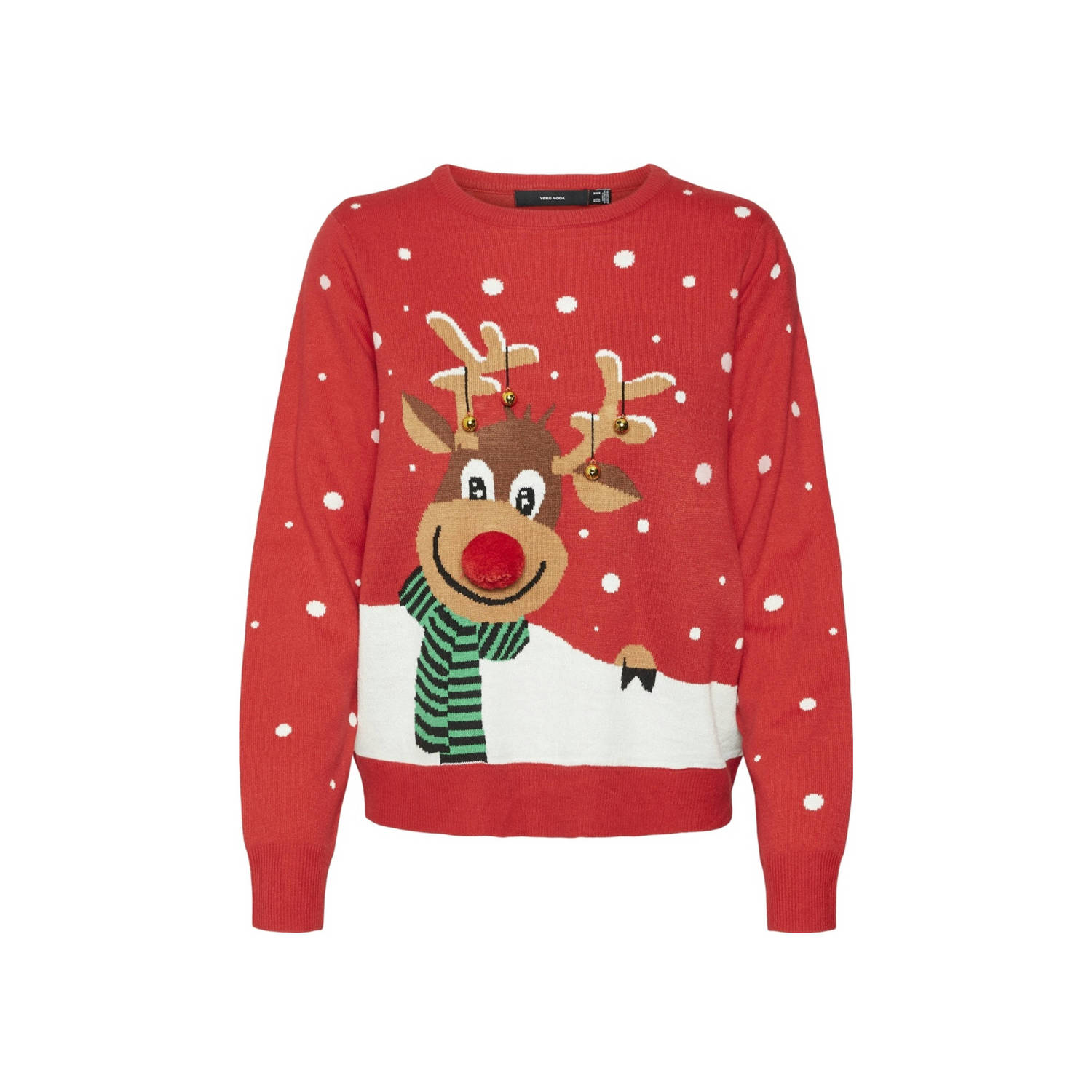 VERO MODA gebreide trui rood