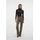 VERO MODA high waist wide leg jeans VMTESSA met panterprint beige/ zwart