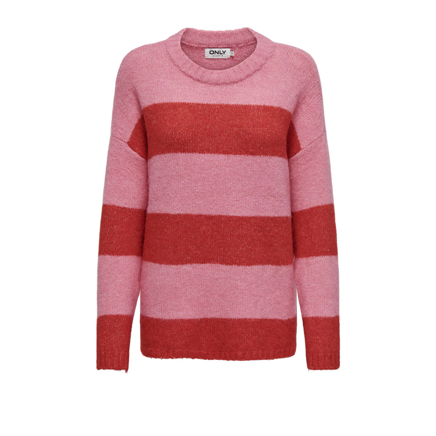 Only Trui met ronde hals ONLFILONE LIFE LS O-NECK CC KNT