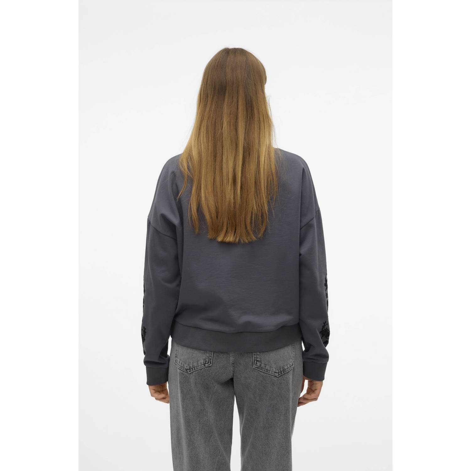 VERO MODA sweater antraciet