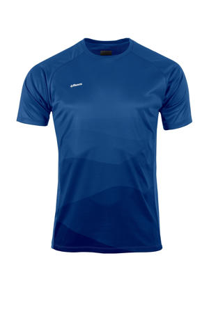 senior sportshirt kobaltblauw