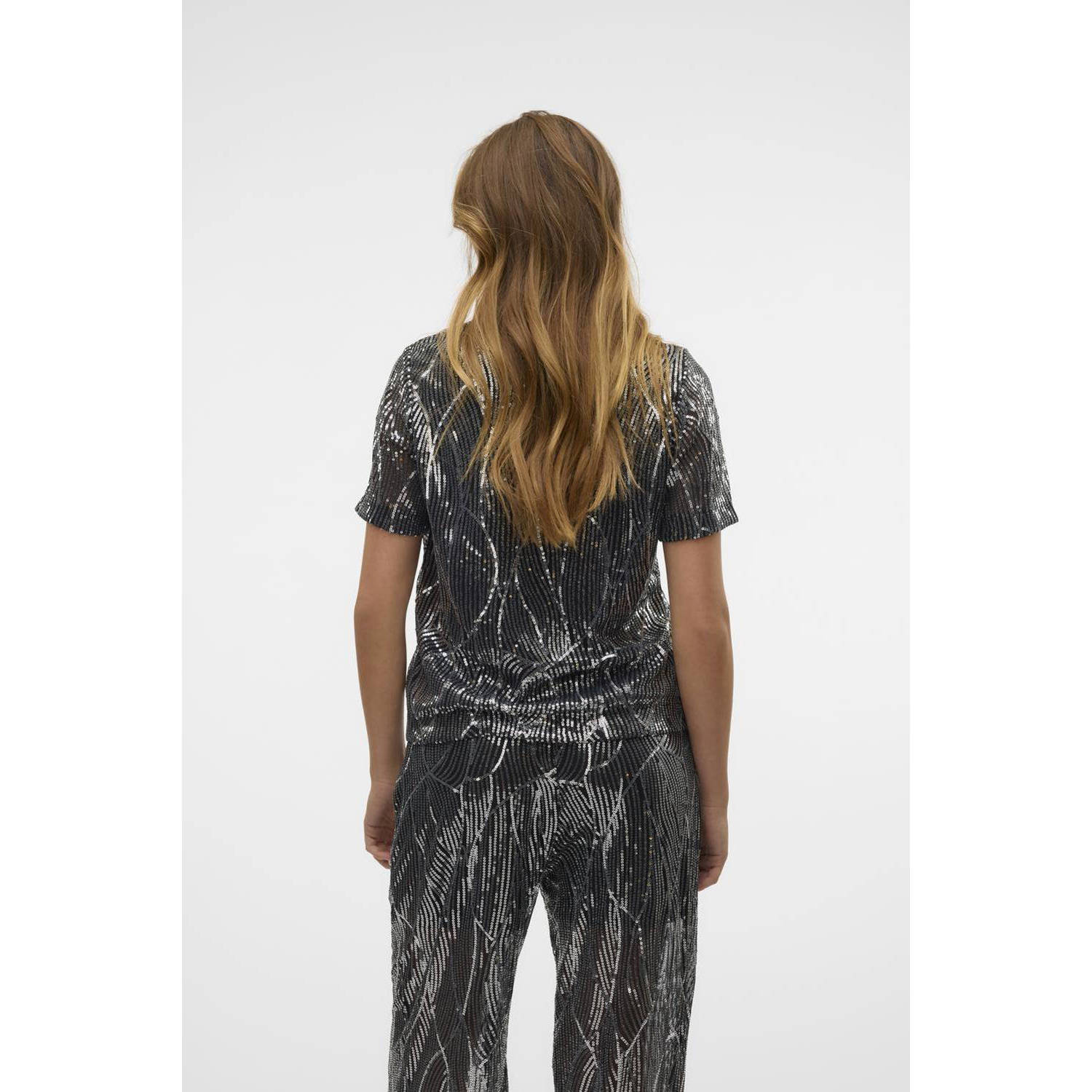 VERO MODA top VMELLEN zwart
