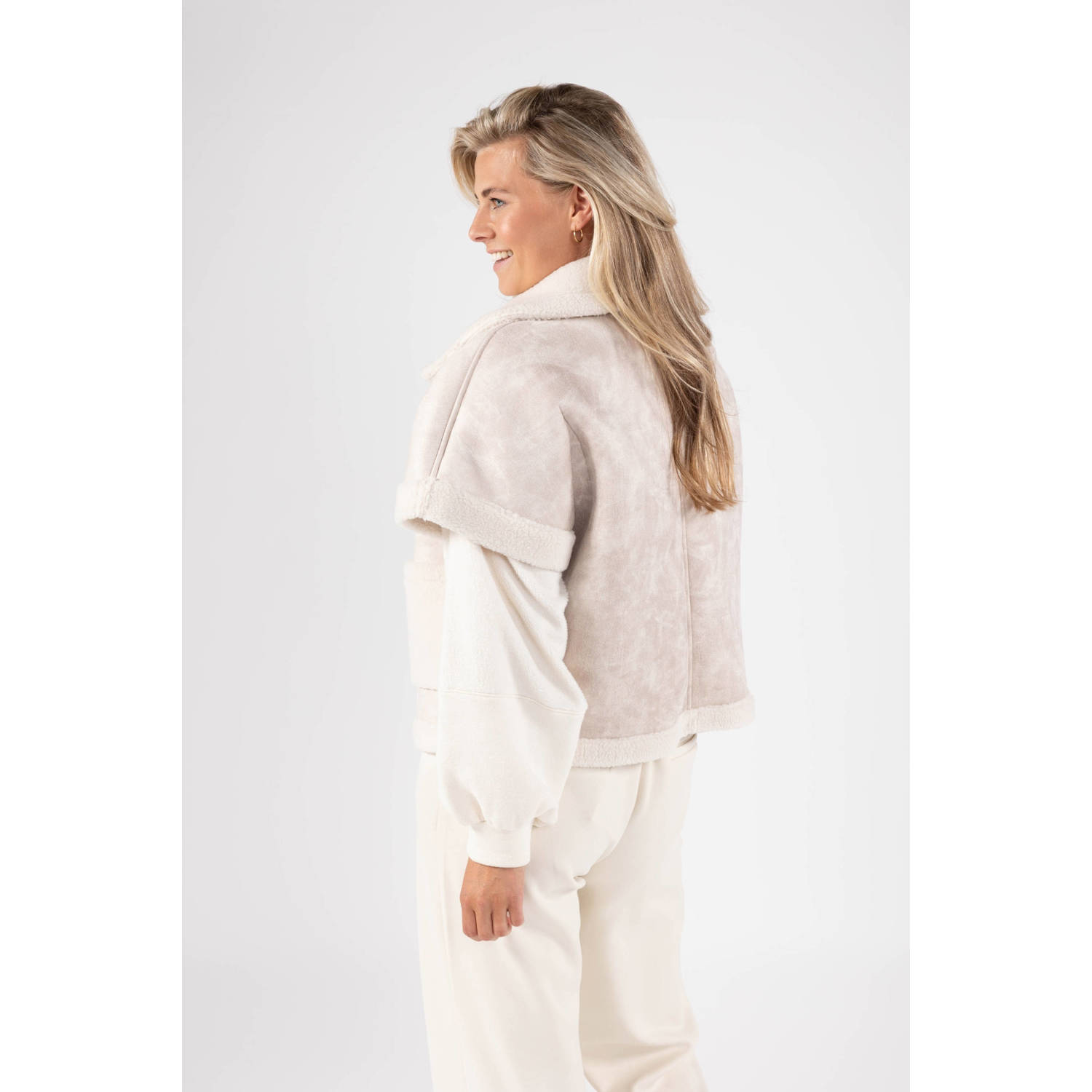 NUKUS gilet Athena beige