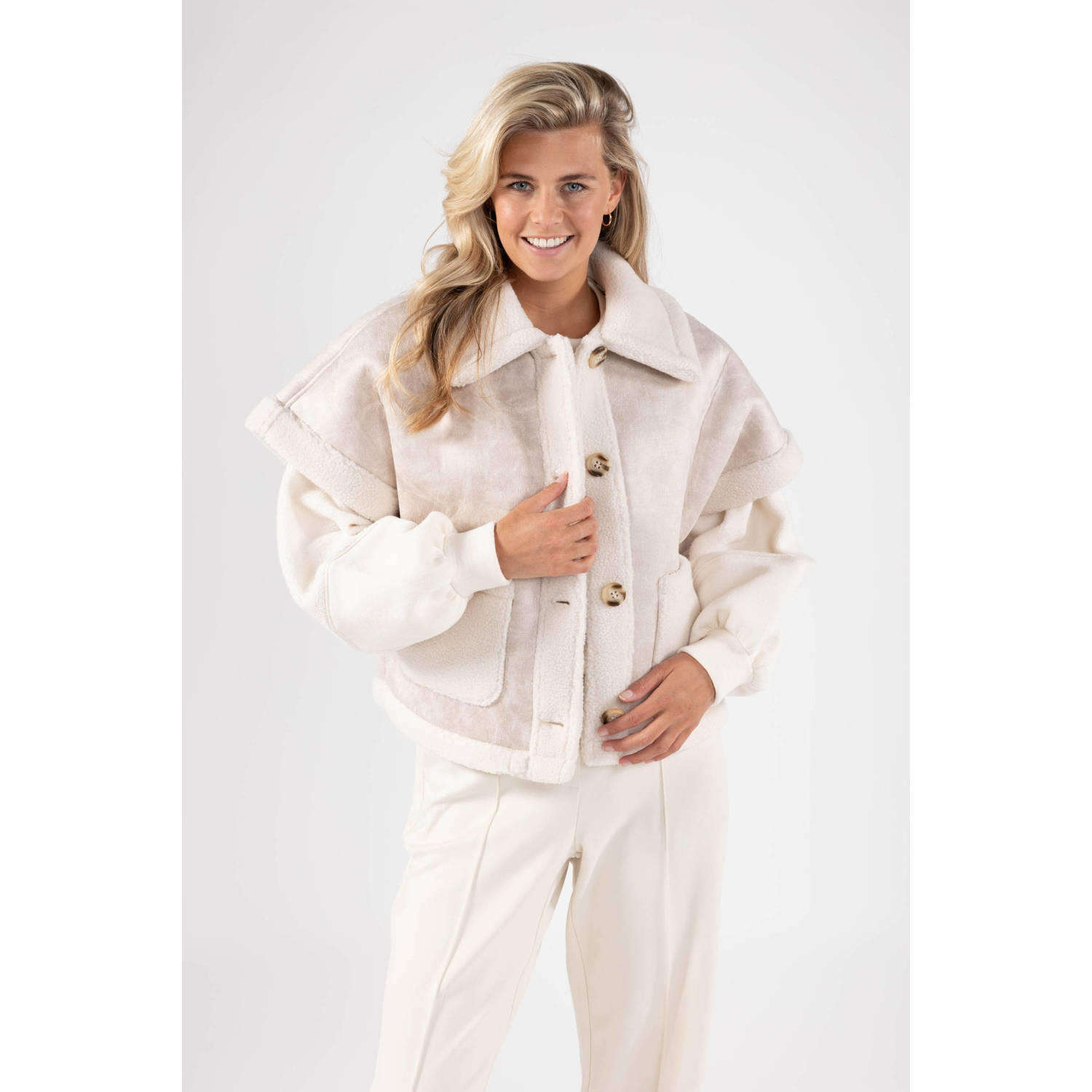 NUKUS gilet Athena beige