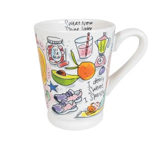 XL beker Fit Girl (Ø10 cm) (500 ml)