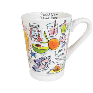 XL beker Fit Girl (Ø10 cm) (500 ml)